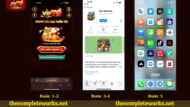 Hướng dẫn tải Vip79 cho IOS